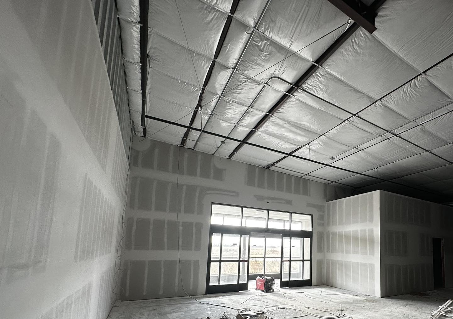 drywall for commercial building