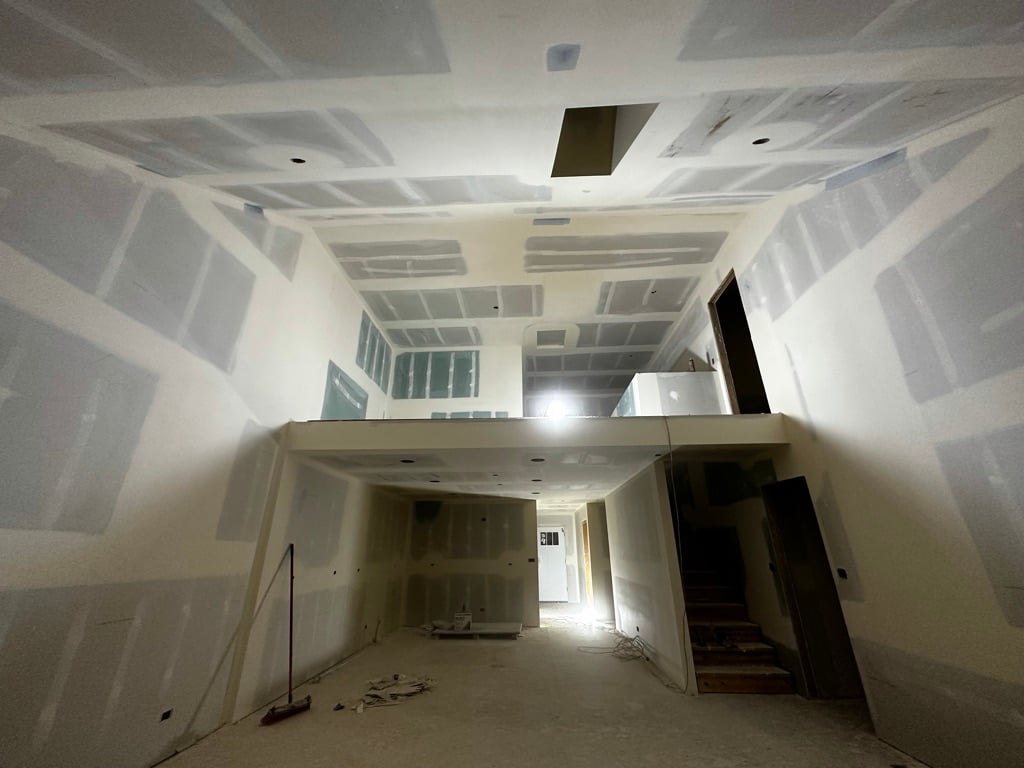 drywall entire area