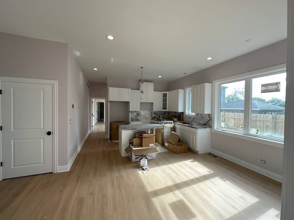 new kitchen construction